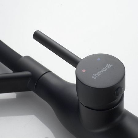 Смеситель для кухни Shevanik S343H-3 на мойку черный