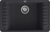 Кухонная мойка Granfest Quarz 71 черный 75х48 цвет черный поверхность матовая