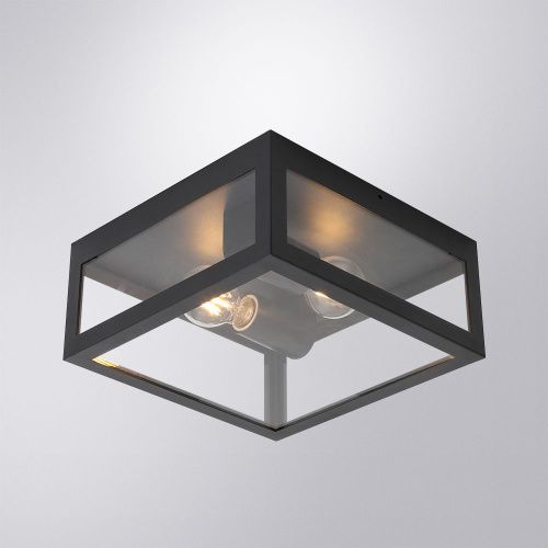 Уличный потолочный светильник Arte Lamp BELFAST (БЕЛФАСТ) A4569PF-2BK - фото 2