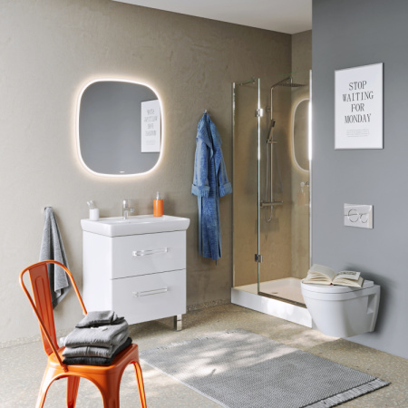 Зеркало в ванную Aqwella Y AUR0210AH 100х100