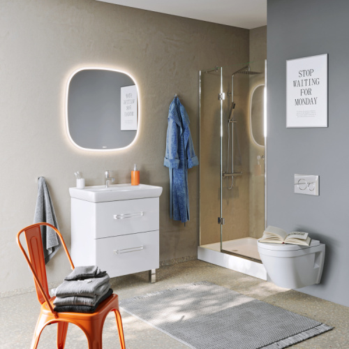 Зеркало в ванную Aqwella Y AUR0210AH 100х100 - фото 3