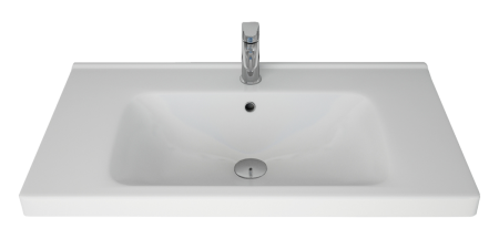 Раковина мебельная керамическая Dreja Harmonia 80 640207 80х50 накладная цвет белый