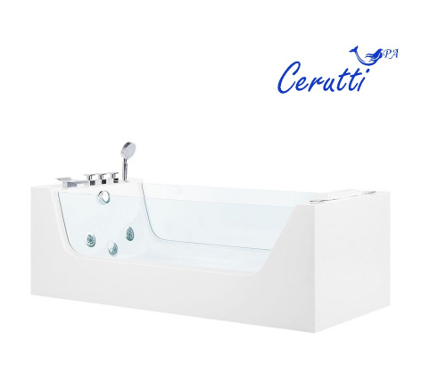 Ванна гидромассажная Cerutti SPA C-453A 180х80 пристенная прямоугольная - фото 4