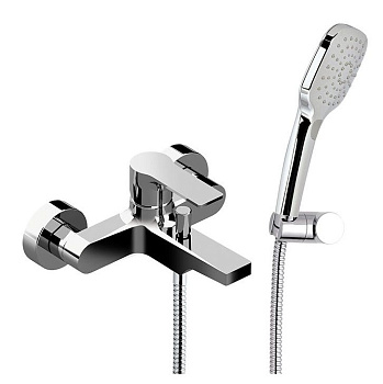 Смеситель для ванны Daniel Reflex RX610-CR настенный хром