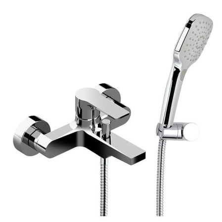 Смеситель для ванны Daniel Reflex RX610-15 настенный черный матовый