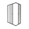 Душевой уголок Тритон Вента-БВ Щ0000064632 120х80 стекло матовое профиль хром без поддона