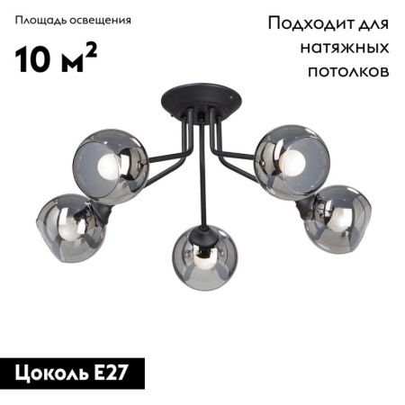 Люстра потолочная Vitaluce V4724-1 V4724-1/5PL