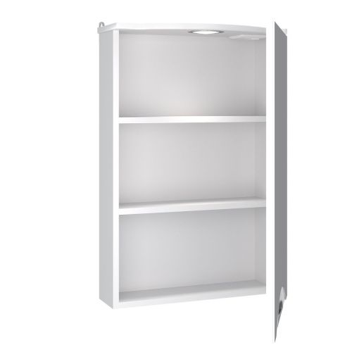 Зеркало-шкаф RUNO ИБИЦА 1075 50х75 подвесной цвет белый - фото 2