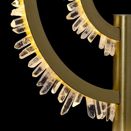 Настольная лампа Delight Collection Quartz Halo (Куартз Хало) MT20020154-2A satin gold