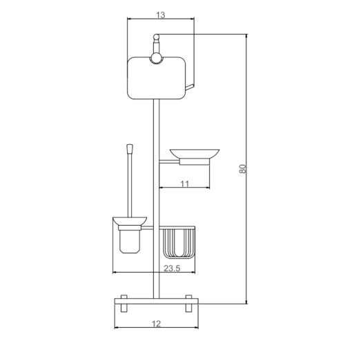 Стойка Savol S-00A01 - фото 3