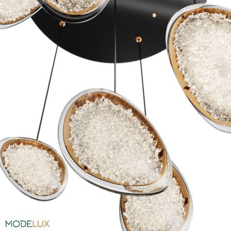 Люстра каскадная Modelux MS.2326.7 BK