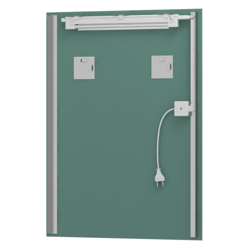 Зеркало в ванную Evoform Lumline BY 2006 90х75 цвет серый - фото 3