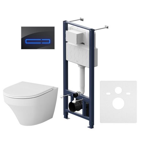 Комплект Комплект унитаз с инсталляцией и клавишей смыва и клавишей смыва Am.Pm Inspire IS450A38.501700