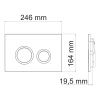 Инсталляция для унитаза WasserKRAFT Aller 10TLT.010.ME.CH01