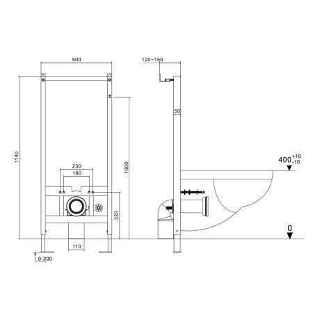 Инсталляция для унитаза Grossman 901.K31.01.000