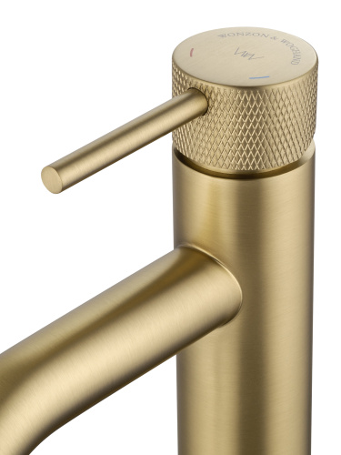 Смеситель Wonzon & Woghand WW-H1061-BG на раковину золото - фото 4