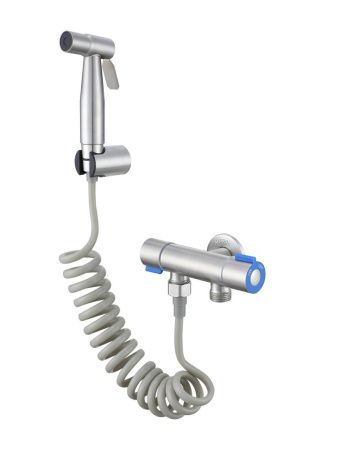 Гигиенический душ со смесителем Fmark FS-FXQ03L сатин