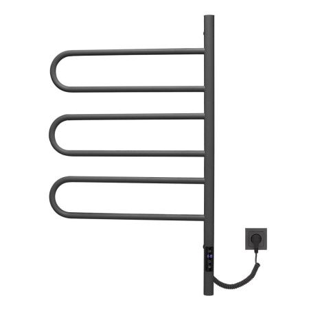 Полотенцесушитель электрический Vincea VTD-1R2CGE 50х80 серый