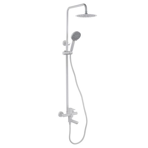 Душевая стойка Fashun A52401N-8A настенная цвет белый - фото 2