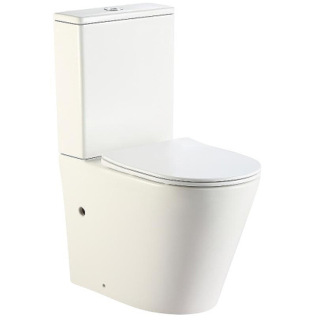 Унитаз-компакт напольный с бачком Тритон Corso Щ0000057974 белый с сиденьем микролифт безободковый каскадный смыв