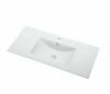 Раковина из сантехнического фарфора Orange B03-1000w 100х50 встраиваемая цвет белый