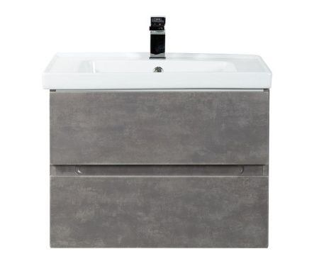 Тумба под раковину Art&Max TECHNO AM-Techno-700-2C-SO-FC305 70х50 подвесная цвет серый