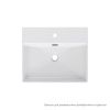 Раковина из сантехнического фарфора Iddis Bild BILWS50i27 50х40 полувстраиваемая цвет белый 1 отверстие под смеситель
