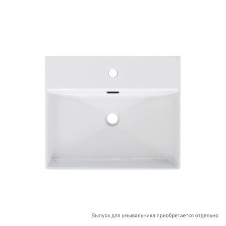 Раковина из сантехнического фарфора Iddis Bild BILWS50i27 50х40 полувстраиваемая цвет белый 1 отверстие под смеситель