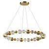 Светильник подвесной Delight Collection Elliot Diamante (Еллиот Диаманте) MD21001002-1F gold
