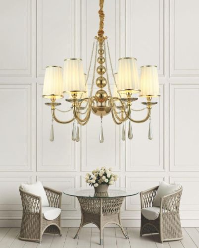 Люстра подвесная Lumina Deco Fabione (Фабионе) LDP 1200-6 F.GD - фото 3