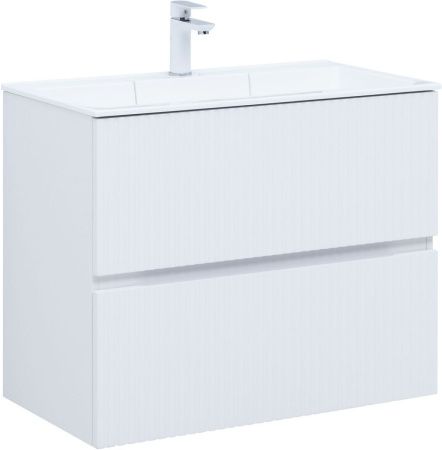 Тумба под раковину Aquanet Джейн 00313286 80х40 подвесная цвет белый