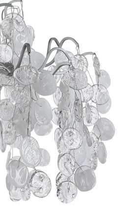 Люстра потолочная Crystal Lux Tenerife (Тенерифе) Tenerife PL8 Silver
