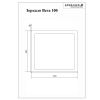Зеркало с подсветкой Бриклаер 4627125414381 100х80 подвесное