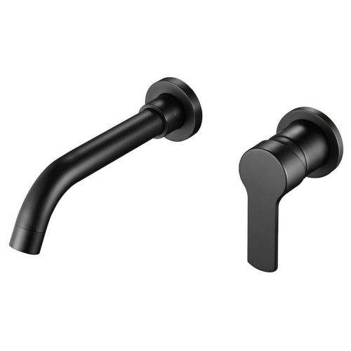 Смеситель для раковины Esko SM28 B встраиваемый в стену черный - фото 2