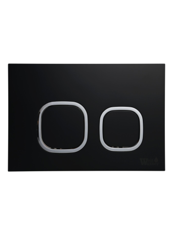 Клавиша смыва механическая WeltWasser WW AMBERG RD-BL (10000005535) цвет черный матовый Клавиша смыва механическая WeltWasser WW AMBERG RD-BL (10000005535) цвет черный матовый