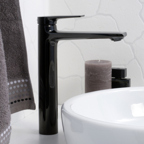 Смеситель WasserKRAFT Glan 6600 6603H на раковину черный - фото 2