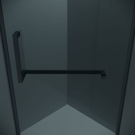 Душевой уголок Grossman Pragma 302.K33.03.9090.21.10 90х90 стекло тонированное профиль черный без поддона