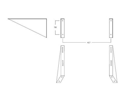 Кронштейн для раковины Hatria AUTONOMY Y0CC01