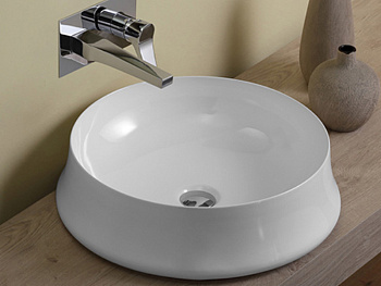 Раковина из санфаянса Simas SH 01 50х50 накладная цвет белый