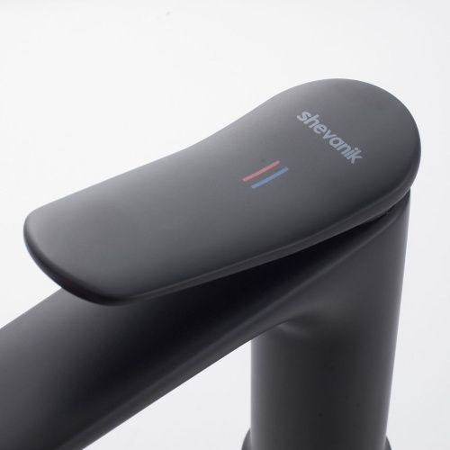 Смеситель Shevanik S4701H на раковину черный - фото 5