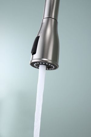 Смеситель для кухни Paulmark LANGE La214212-BS на мойку никель