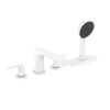 Смеситель Hansgrohe Vivenis 75444700 на борт ванны белый