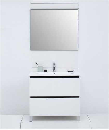 Зеркало в ванную De Aqua Сильвер SIL 405 090 S 90х75 цвет серебро - фото 5