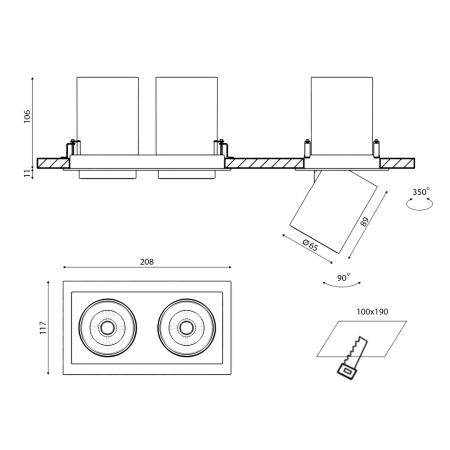 Спот Designled SPL 00-00002330