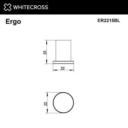 Крючок Whitecross ERGO black ER2215BL - фото 2