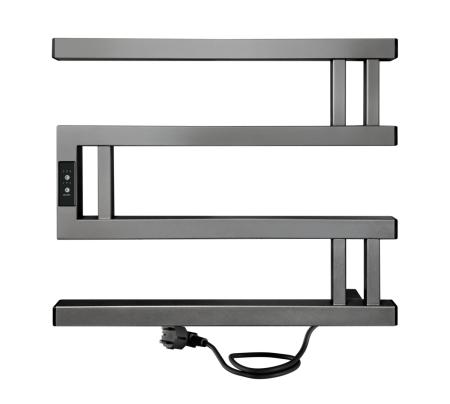 Полотенцесушитель электрический Indigo Muza DGM40-50GFMRt 50х45 серый