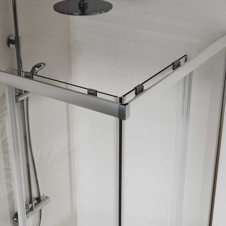 Душевой уголок Vincea City VSS-5CT9010CL 100х90 стекло прозрачное профиль хром без поддона