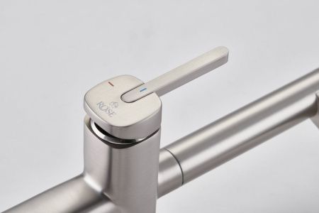 Смеситель для кухни Rose R358L на мойку сатин