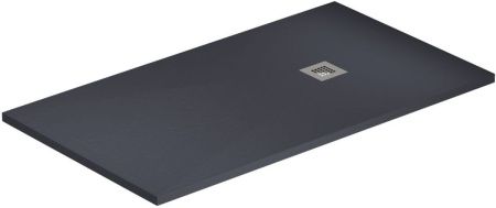 Душевой поддон из искусственного камня Allen Brau Priority 8.31011-AM 160х90 черный без каркаса