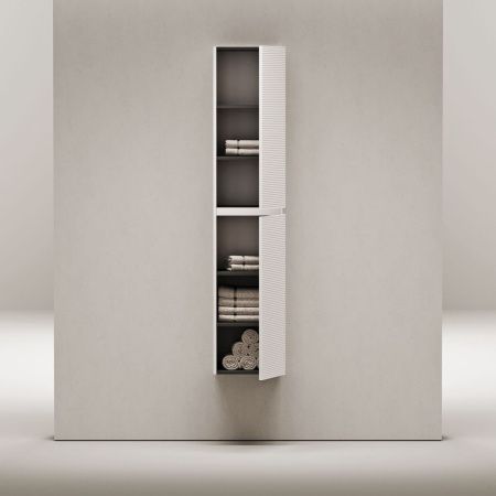 Шкаф-пенал Sancos FOLK PFL35W 40х170 подвесной цвет белый